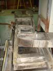 Used Erema RGA 80 T Recycling Line, built 1995. Capacity 441 lbs/h (200 kg/h) of dry non-printed LDPE flexible film. Comprised of:  (1) Belt conveyor, (1) metal detector, (1) RM-combination RM-808T, ...