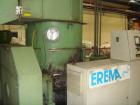 Used Erema RGA 80 T Recycling Line, built 1995. Capacity 441 lbs/h (200 kg/h) of dry non-printed LDPE flexible film. Comprised of:  (1) Belt conveyor, (1) metal detector, (1) RM-combination RM-808T, ...