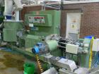 USED: Erema RGA 80 reclaim line. Agglomerator, 80 mm diameterextruder, twin vent, twin pot screen changer, die face cutter,classifier. Year 1998.