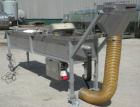 Used NGR Recycling Machine 55mm (2.16’’) Single Screw Extruder, Model A55VSP. Approximate to 1 L/D ratio. Electrically heated, air cooled dual side vented barrel with vacuum pump and tank. Feed throa...