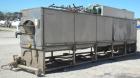 Used Polymer Recovery Systems PlastiCycler System Consisting Of: (1) Plasticycler continuious washer and dryer. Approximate 46’’ diameter x 270’’ long stainless steel perforated tube, (5) 48’’ long s...