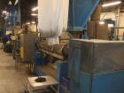 Used Reifenhauser RT1651-1-120-30 Recycling Line.  Vacuum vented.  Comprised of (1) forced feeder, (1) Kreyenborg screen changer; (1) die face cutter, (1) dryer.  50 Hz.