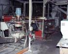 Used Sorema PE/PP Recycling Line, built 1996, comprised of (1) Sorema feeding shaft with guillotine shear, capacity 3300 lbs/h (1500 kg/h), 40+2 hp/30+1.5 kW drive. (1) Sorema conveyor belt with mech...