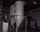 Used Sorema PE/PP Recycling Line, built 1996, comprised of (1) Sorema feeding shaft with guillotine shear, capacity 3300 lbs/h (1500 kg/h), 40+2 hp/30+1.5 kW drive. (1) Sorema conveyor belt with mech...
