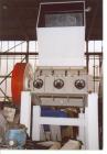 Used Sorema PE/PP Recycling Line, built 1996, comprised of (1) Sorema feeding shaft with guillotine shear, capacity 3300 lbs/h (1500 kg/h), 40+2 hp/30+1.5 kW drive. (1) Sorema conveyor belt with mech...