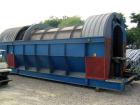 Used Horstmann Trommel Rotating Screen Separator, Carbon Steel. Tube measures 80’’ diameter x 276’’ long. (30) Removable panels that can be either solid, or with holes. Currently set up with 6 panels...