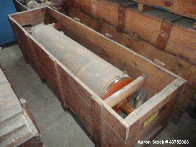 Used 60" WIDE X 18"O.D. CHROME ROLL, PREVIOUSLY USED IN AN EGAN SHEET EXTRUSION STACK.
