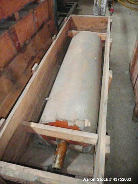 Used 60" WIDE X 18"O.D. CHROME ROLL, PREVIOUSLY USED IN AN EGAN SHEET EXTRUSION STACK.