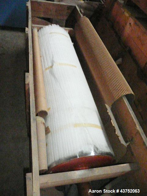 Used 60" WIDE X 18"O.D. CHROME ROLL, PREVIOUSLY USED IN AN EGAN SHEET EXTRUSION STACK.