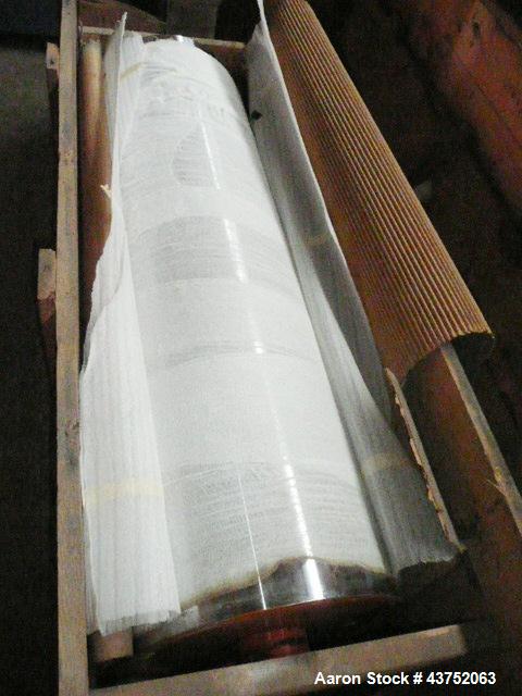 Used 60" WIDE X 18"O.D. CHROME ROLL, PREVIOUSLY USED IN AN EGAN SHEET EXTRUSION STACK.