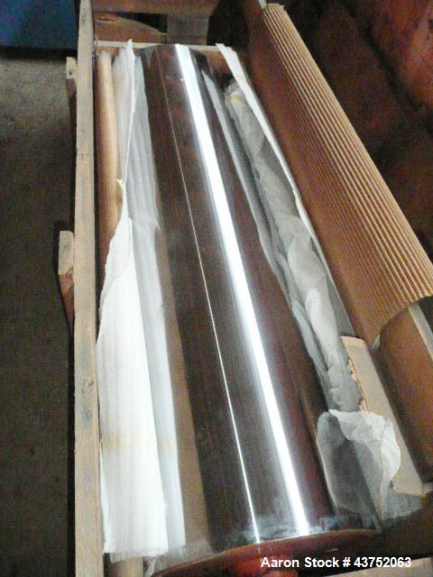 Used 60" WIDE X 18"O.D. CHROME ROLL, PREVIOUSLY USED IN AN EGAN SHEET EXTRUSION STACK.