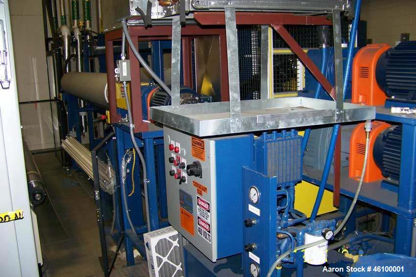 Unused - Tinted Window Film Line, consisting of Karl Rabofsky Embosser, Type E-2000 / 240, Pleater and Chiller. Built in 2004.