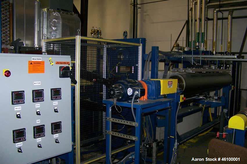 Unused - Tinted Window Film Line, consisting of Karl Rabofsky Embosser, Type E-2000 / 240, Pleater and Chiller. Built in 2004.