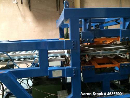 Used Pitac XPS Foam Extrusion Line. Built 2004. Capacity 551 lbs/h (250 kg/h). Output thickness 0.98"-2.36" (25-60 mm), density 2570-3814 lbs/ft3 (33-49 kg/m3). Comprised of (1) hopper, (1) extruder,...