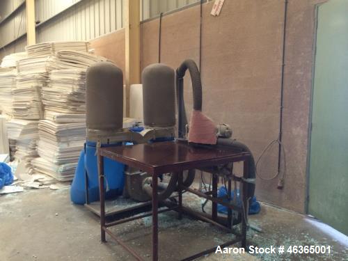 Used Pitac XPS Foam Extrusion Line. Built 2004. Capacity 551 lbs/h (250 kg/h). Output thickness 0.98"-2.36" (25-60 mm), density 2570-3814 lbs/ft3 (33-49 kg/m3). Comprised of (1) hopper, (1) extruder,...