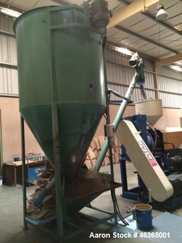 Used Pitac XPS Foam Extrusion Line. Built 2004. Capacity 551 lbs/h (250 kg/h). Output thickness 0.98"-2.36" (25-60 mm), density 2570-3814 lbs/ft3 (33-49 kg/m3). Comprised of (1) hopper, (1) extruder,...