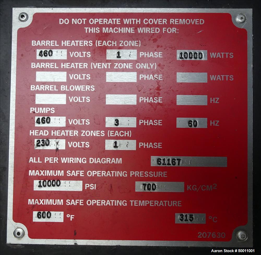 Used- Davis Standard Co-Extrusion 78" Wide Sheet Line.