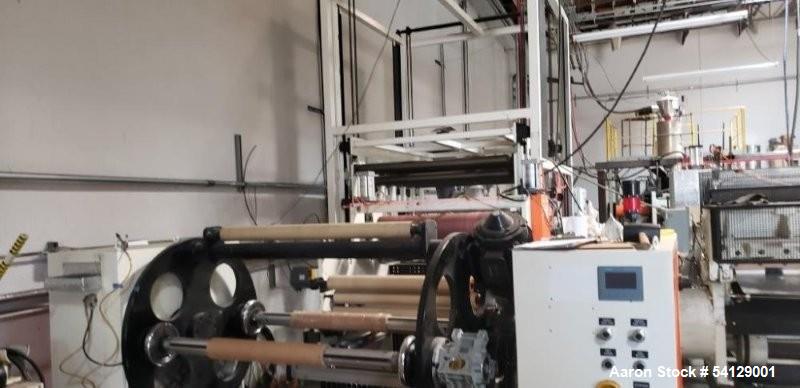 PET Sheet Extrusion Line – 48” Wide, 2,000 lbs/hr, OMV D140 Extruder, (Used)
