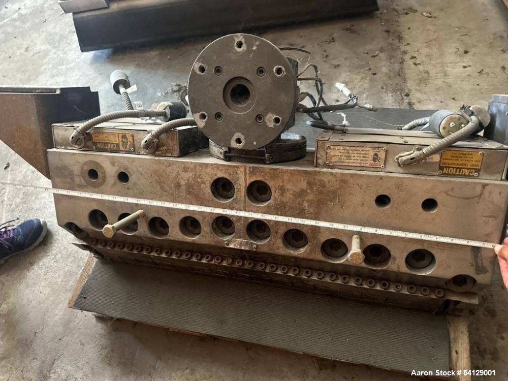 PET Sheet Extrusion Line – 48” Wide, 2,000 lbs/hr, OMV D140 Extruder, (Used)