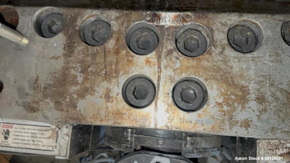 PET Sheet Extrusion Line – 48” Wide, 2,000 lbs/hr, OMV D140 Extruder, (Used)