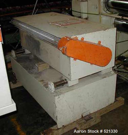 USED: APV Sterling extrusion line for the production of PP filament for woven sacks/bags. Line includes (1) APV Sterling 4.5" extruder, 30:1 L/D ratio single screw extruder, 200 hp main drive motor; ...