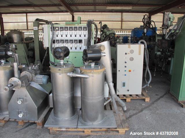 Used Bandera Sheet Manufacturing Line. Comprised of: (1) Bandera extruder model TR-100, 3.9” (100mm) diameter screw, 30 L/D with degasser, 130 HP drive, with filter changer. (1) Bandera co-extruder m...