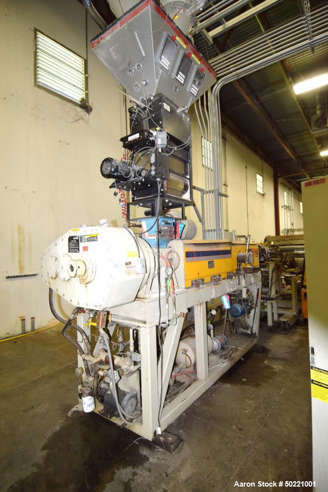 Used Battenfeld Gloucester 36” Wide Inclined Sheet Line.