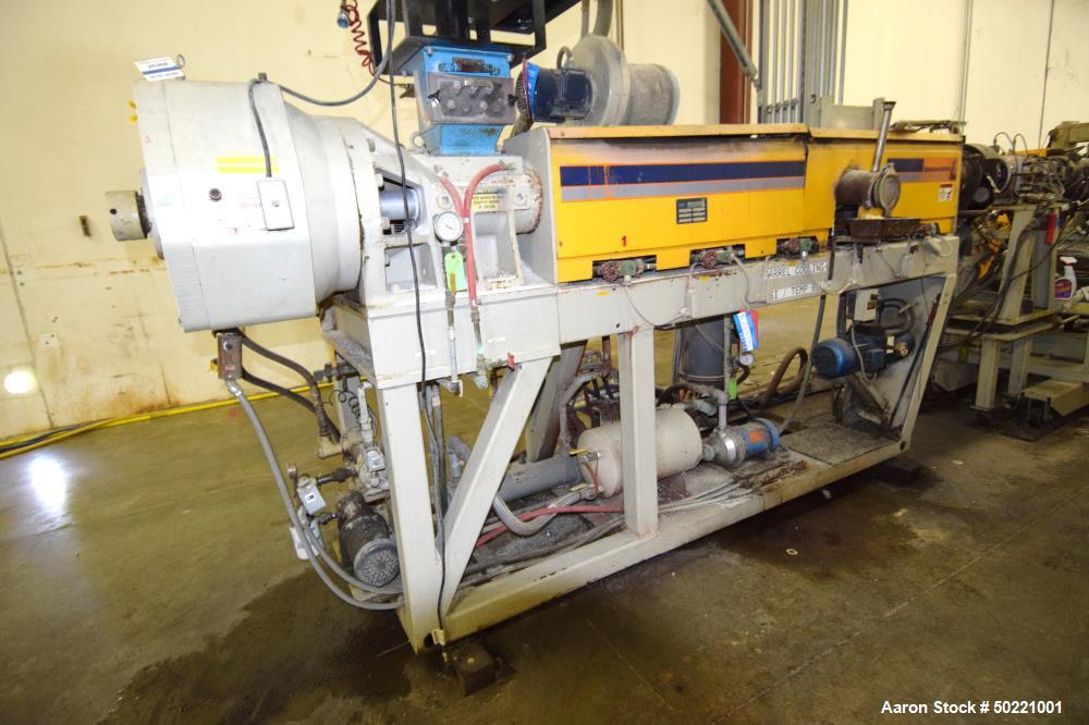 Used Battenfeld Gloucester 36” Wide Inclined Sheet Line.