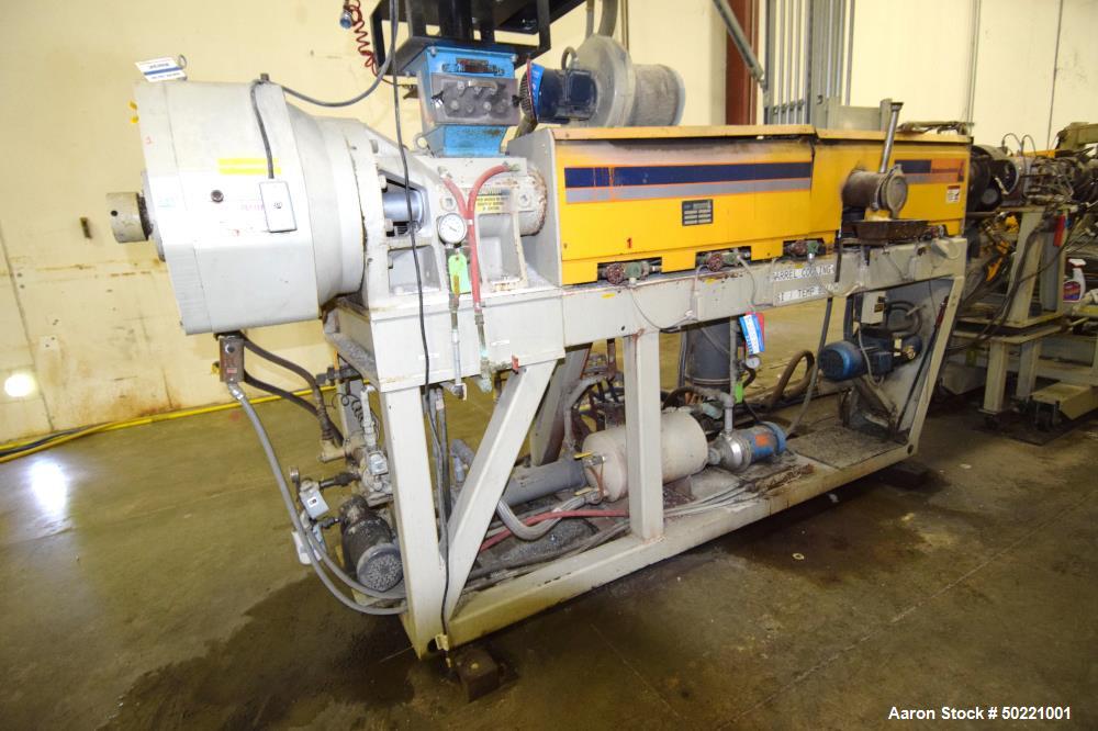 Used- Battenfeld Gloucester 36” Wide Inclined Sheet Line.