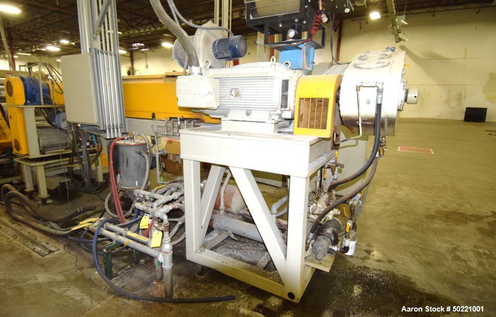 Used Battenfeld Gloucester 36” Wide Inclined Sheet Line.