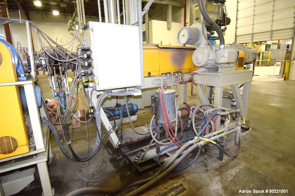 Used Battenfeld Gloucester 36” Wide Inclined Sheet Line.