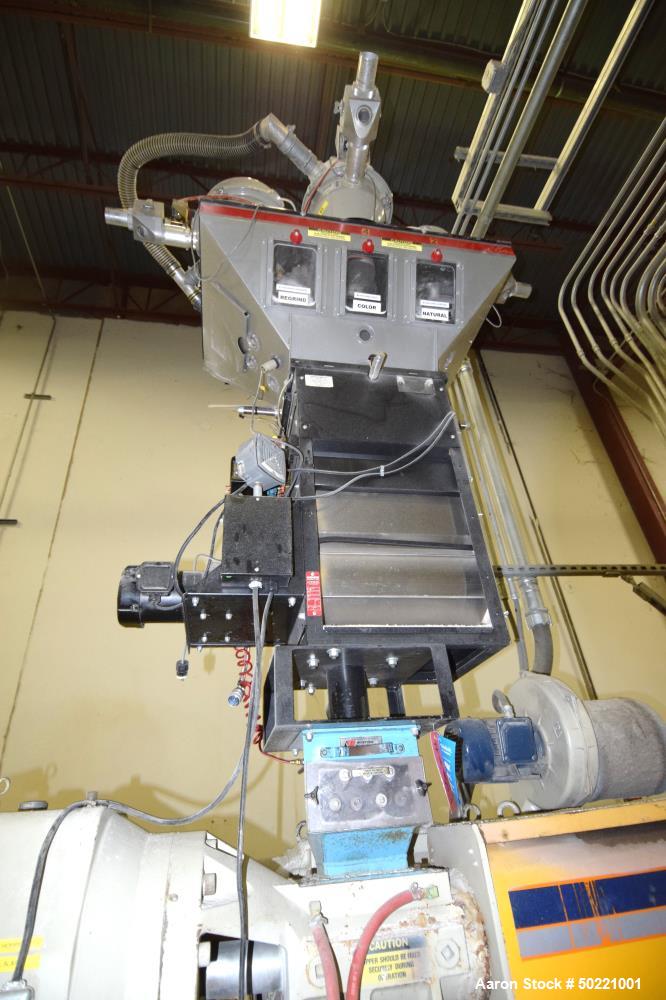 Used Battenfeld Gloucester 36” Wide Inclined Sheet Line.