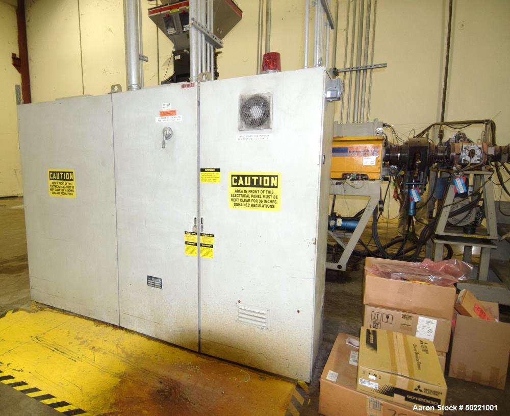 Used Battenfeld Gloucester 36” Wide Inclined Sheet Line.