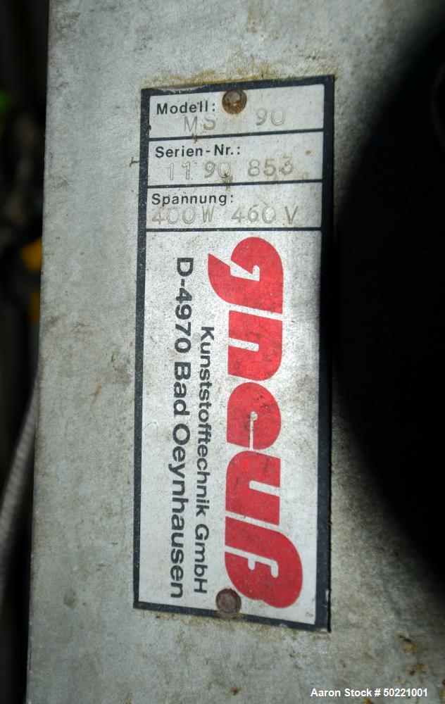 Used Battenfeld Gloucester 36” Wide Inclined Sheet Line.