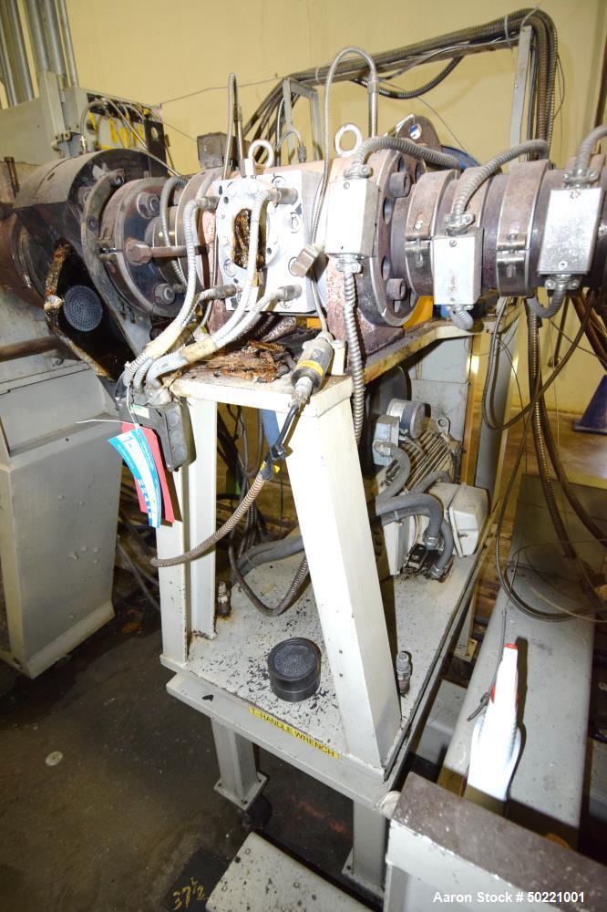 Used Battenfeld Gloucester 36” Wide Inclined Sheet Line.