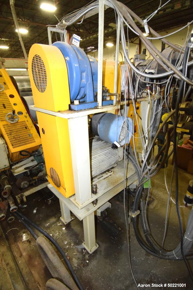 Used Battenfeld Gloucester 36” Wide Inclined Sheet Line.