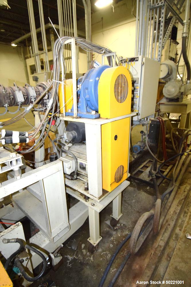 Used Battenfeld Gloucester 36” Wide Inclined Sheet Line.