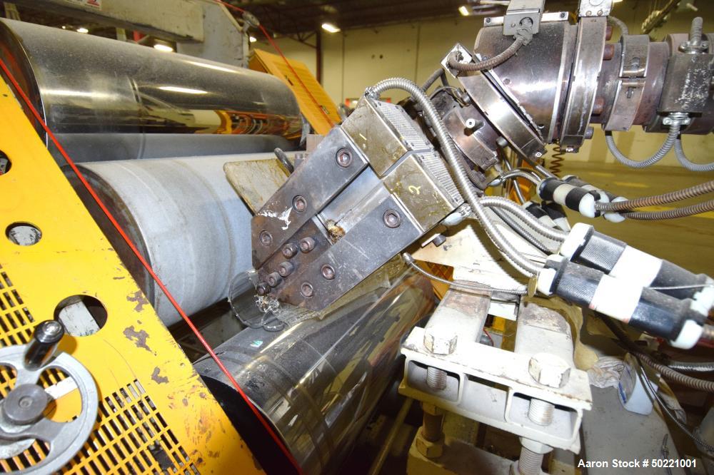 Used Battenfeld Gloucester 36” Wide Inclined Sheet Line.