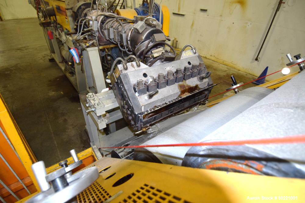 Used Battenfeld Gloucester 36” Wide Inclined Sheet Line.