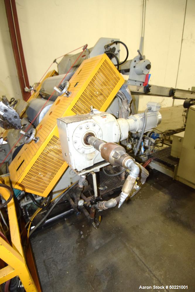 Used Battenfeld Gloucester 36” Wide Inclined Sheet Line.