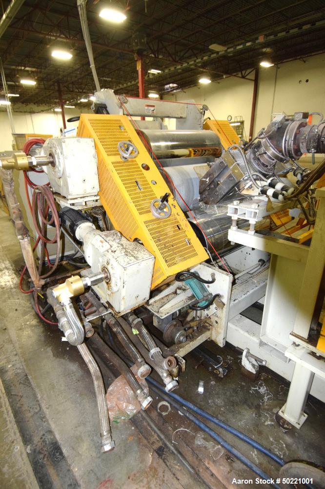 Used- Battenfeld Gloucester 36” Wide Inclined Sheet Line.