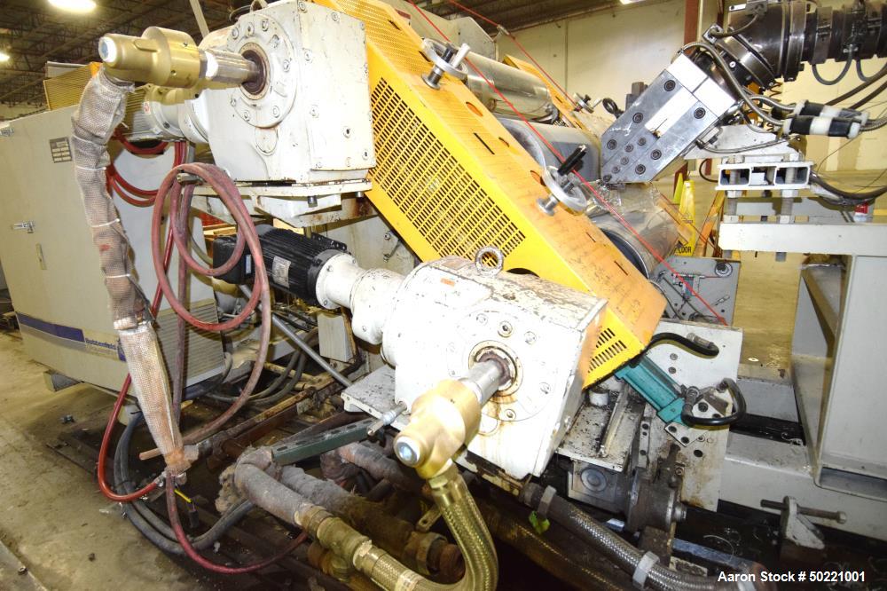 Used Battenfeld Gloucester 36” Wide Inclined Sheet Line.