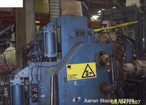 USED: Battenfeld 900mm coextrusion sheet line to process normal PSor HIPS. Main extruder with screw diameter 160mm, coextrusion extruderdiameter 60mm, flat die 900mm, production capacity 450-500 kg/h...