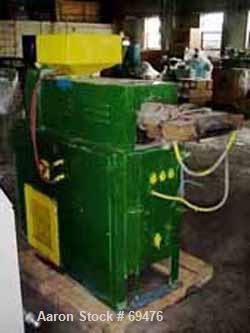 USED:Sheet line, 28" wide, consisting of: (1) Battenfeld 1.5"diameter single screw extruder, 24:1 L/D ratio, 3 zone electricallyheated, air cooled; 3" diameter water cooled feed throat with hopper,ap...