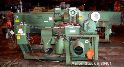 USED: Battenfeld Gloucester 52" wide co-ex sheet line consisting of: (1) Model 244-001 4.5" single screw extruder, approx 30:1 L/D ratio, 5 zone side vented barrel, electrically heated, water cooled,...