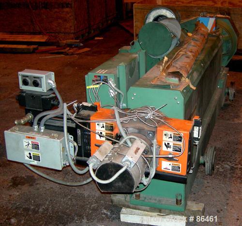 USED: Battenfeld Gloucester 52" wide co-ex sheet line consisting of: (1) Model 244-001 4.5" single screw extruder, approx 30:1 L/D ratio, 5 zone side vented barrel, electrically heated, water cooled,...