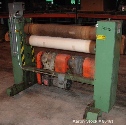 USED: Battenfeld Gloucester 52" wide co-ex sheet line consisting of: (1) Model 244-001 4.5" single screw extruder, approx 30:1 L/D ratio, 5 zone side vented barrel, electrically heated, water cooled,...