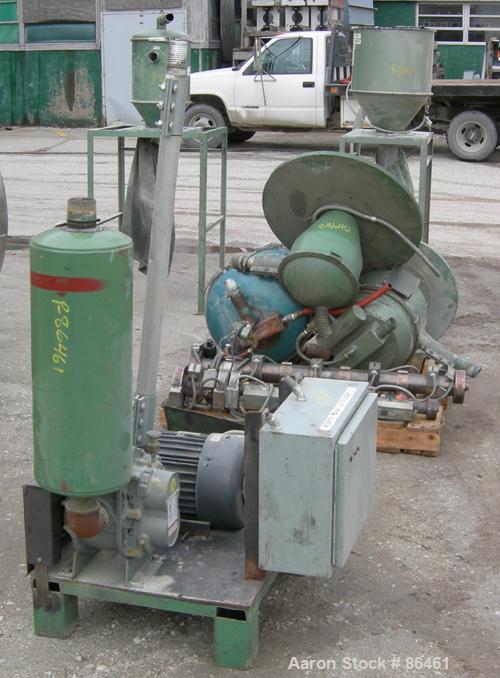 USED: Battenfeld Gloucester 52" wide co-ex sheet line consisting of: (1) Model 244-001 4.5" single screw extruder, approx 30:1 L/D ratio, 5 zone side vented barrel, electrically heated, water cooled,...