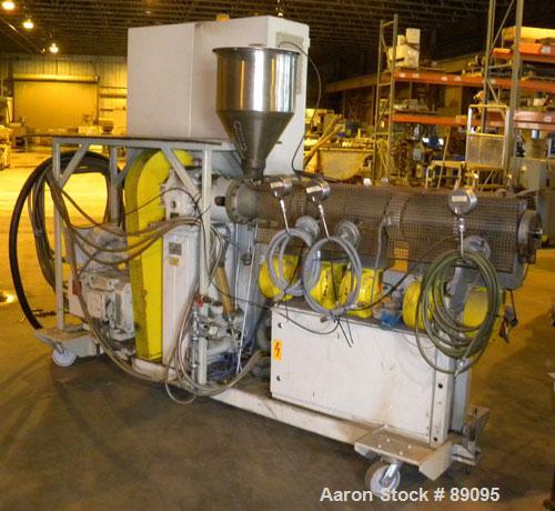 Used Battenfeld 17.5" Wide Sheet/Cast Film Line Consisting Of: (1) Battenfeld 60 MM (2.3") single screw extruder, model 1-60-30DV, serial #89-7782-62, approximate 30:1 L/D ratio, 5 zone non-vented ba...