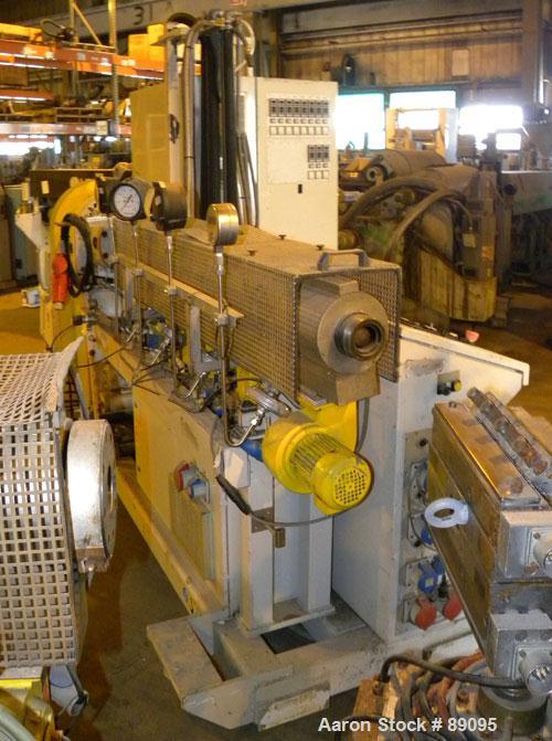 Used Battenfeld 17.5" Wide Sheet/Cast Film Line Consisting Of: (1) Battenfeld 60 MM (2.3") single screw extruder, model 1-60-30DV, serial #89-7782-62, approximate 30:1 L/D ratio, 5 zone non-vented ba...